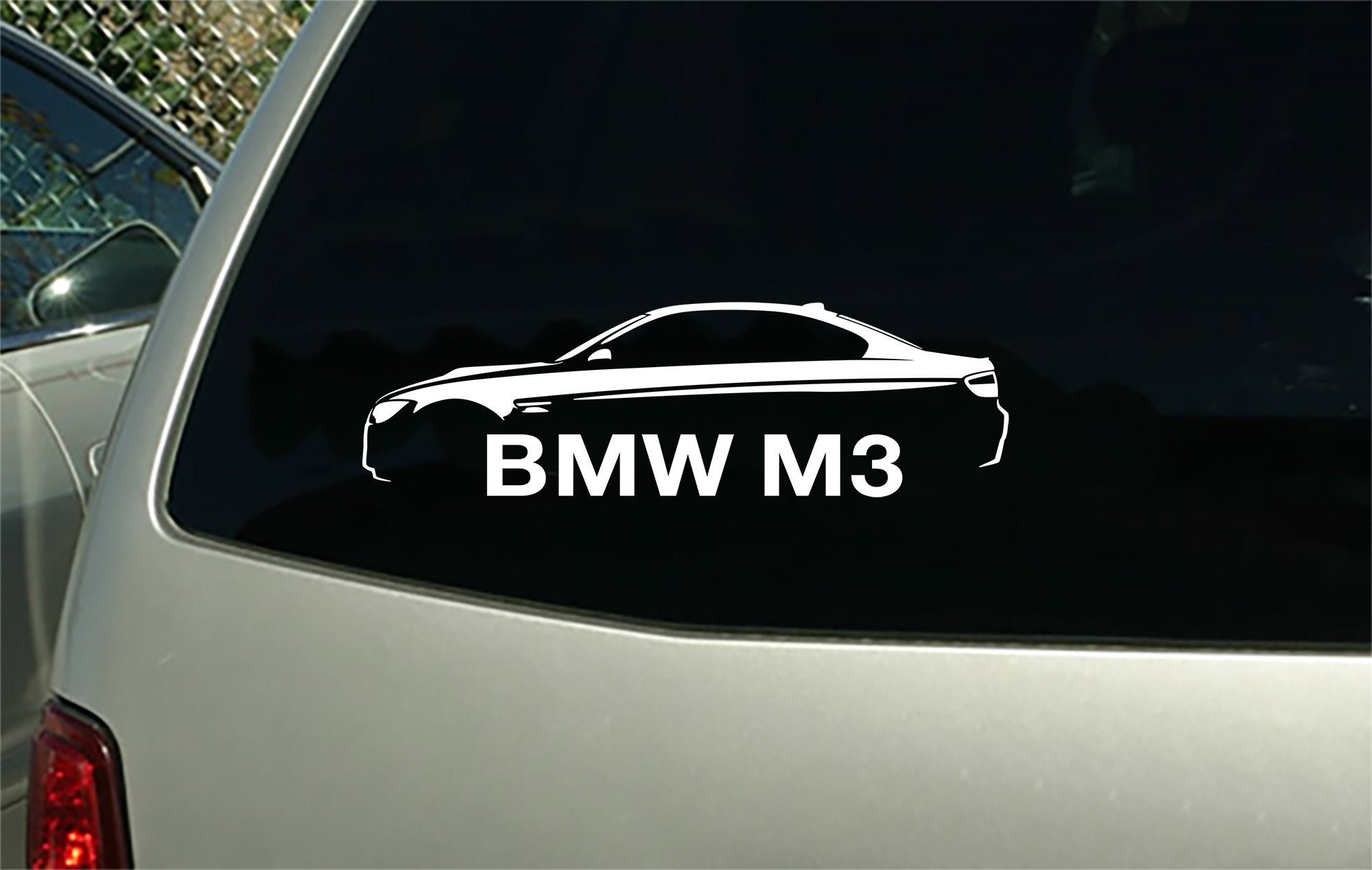2008 BMW M3 Coupe car sticker decal wall graphic Etsy