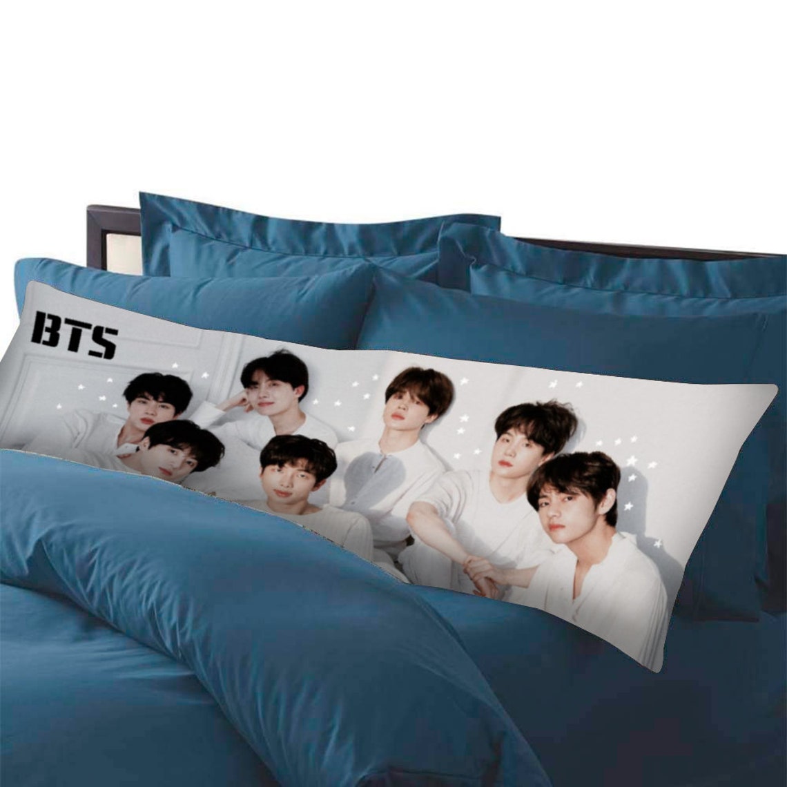 BTS Body Pillow Case Cotton Pillow Long Strip Dubbelzijdige Etsy