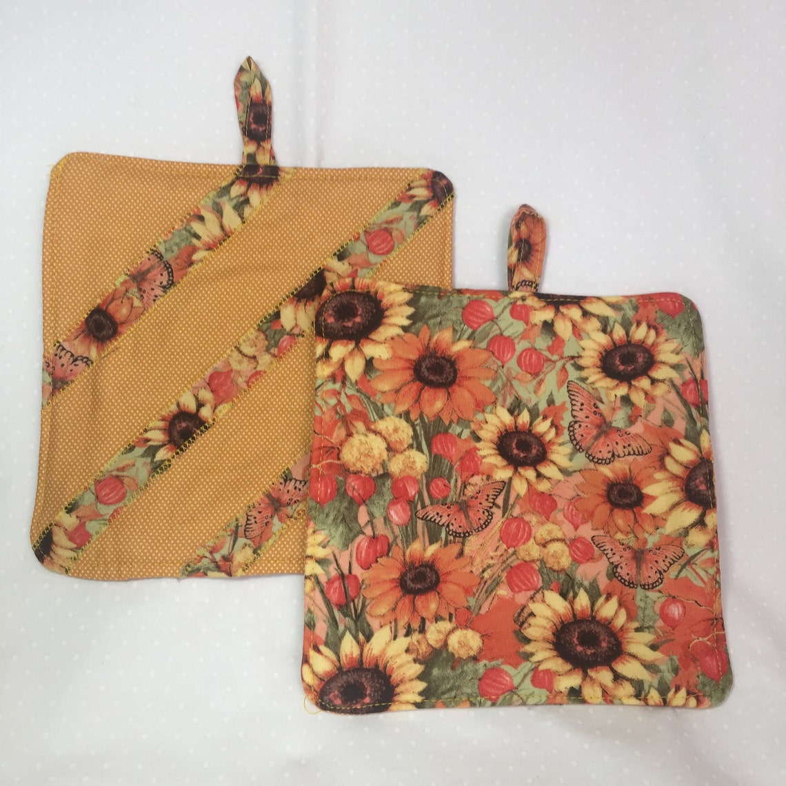 Single Squareshaped Pot Holder Etsy