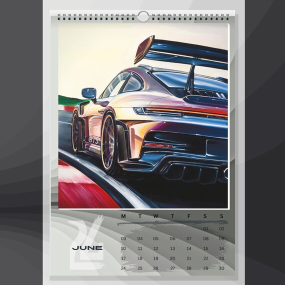 Car Calendar 2024 din A3 Wall/annual Calendar With Car Artwork Christmas  Present 2023, Carlendar, Porsche GT3 RS & More - Etsy