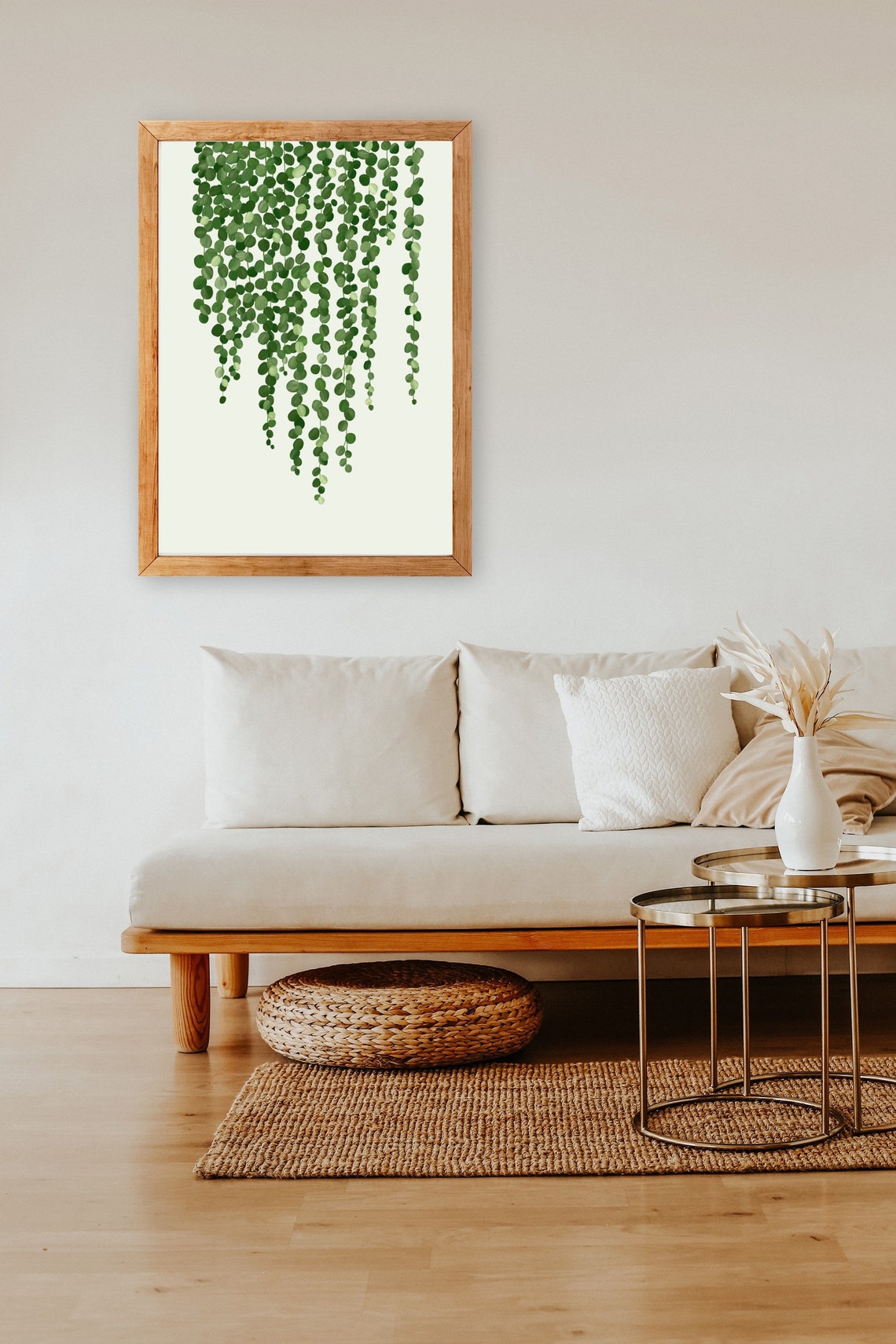 Greenery Digital Print Botanical Art Vines Home Decor Boho Etsy