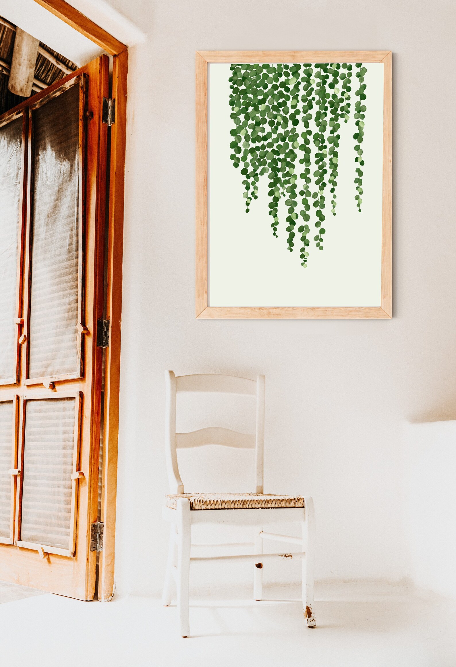 Greenery Digital Print Botanical Art Vines Home Decor Boho Etsy