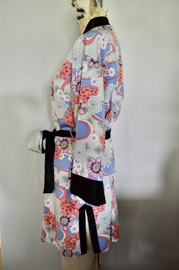 Vest Black Chinese Japanese Women Kimono Traditio… - image 8