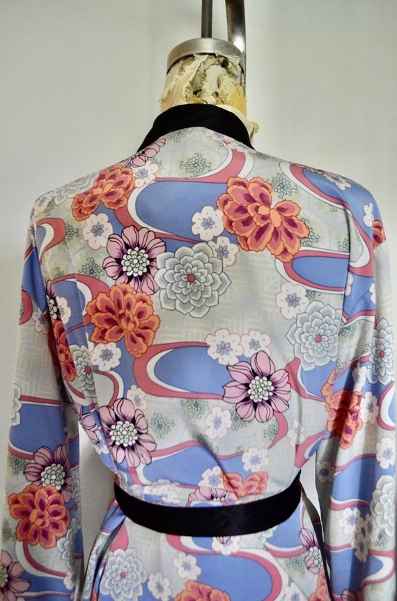 Vest Black Chinese Japanese Women Kimono Traditio… - image 10