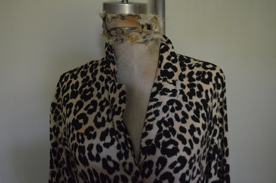 NWT TOP SHOP leopard print cheetah shirtdress paj… - image 7