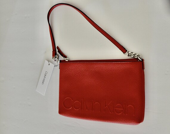 Calvin klein 2024 red handbag