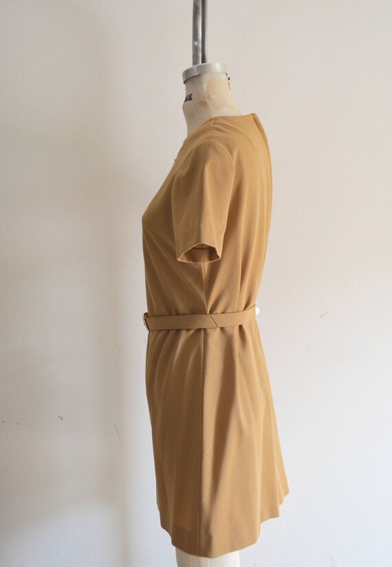 60S Mod Twiggy Aiglon Original Camel Dolly Knit S… - image 5