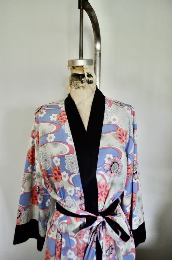 Vest Black Chinese Japanese Women Kimono Traditio… - image 6