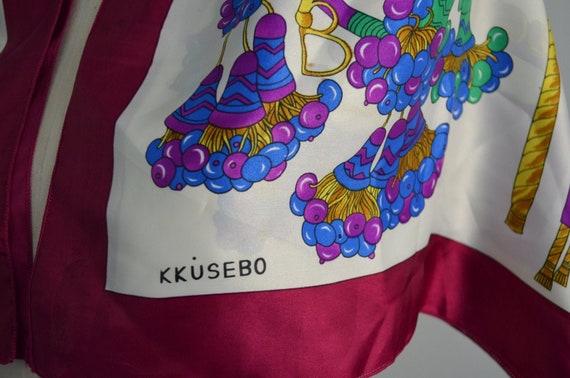 Elegant Kkusebo Equestrian Multicolor Scarf - image 4