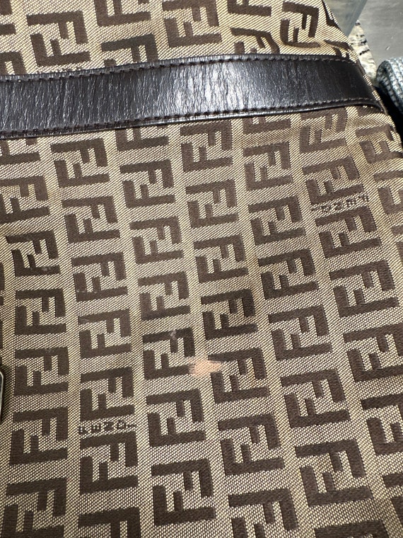 Authentic Fendi Zucca canvas Hobo - image 7