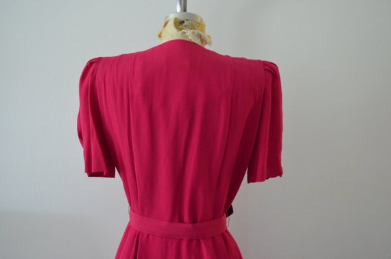 1980S Blazer Dress By S L Petites Pink Button Dow… - image 7