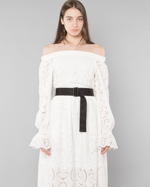 black lace dress back retroféte Women's Cicely Lace Dress - Black