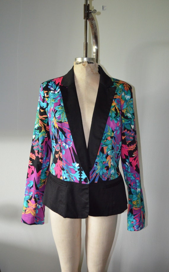 80s Kristen and Hayley snake pattern Skirt Vest s… - image 10