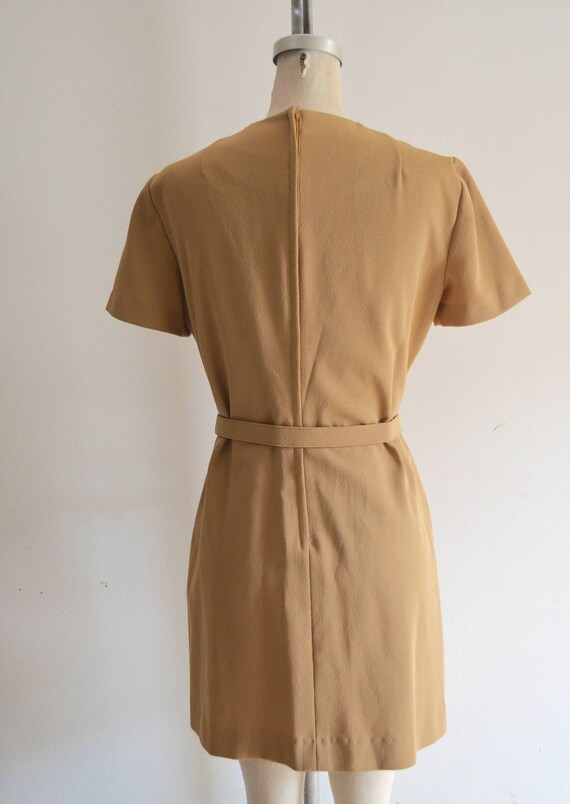 60S Mod Twiggy Aiglon Original Camel Dolly Knit S… - image 6