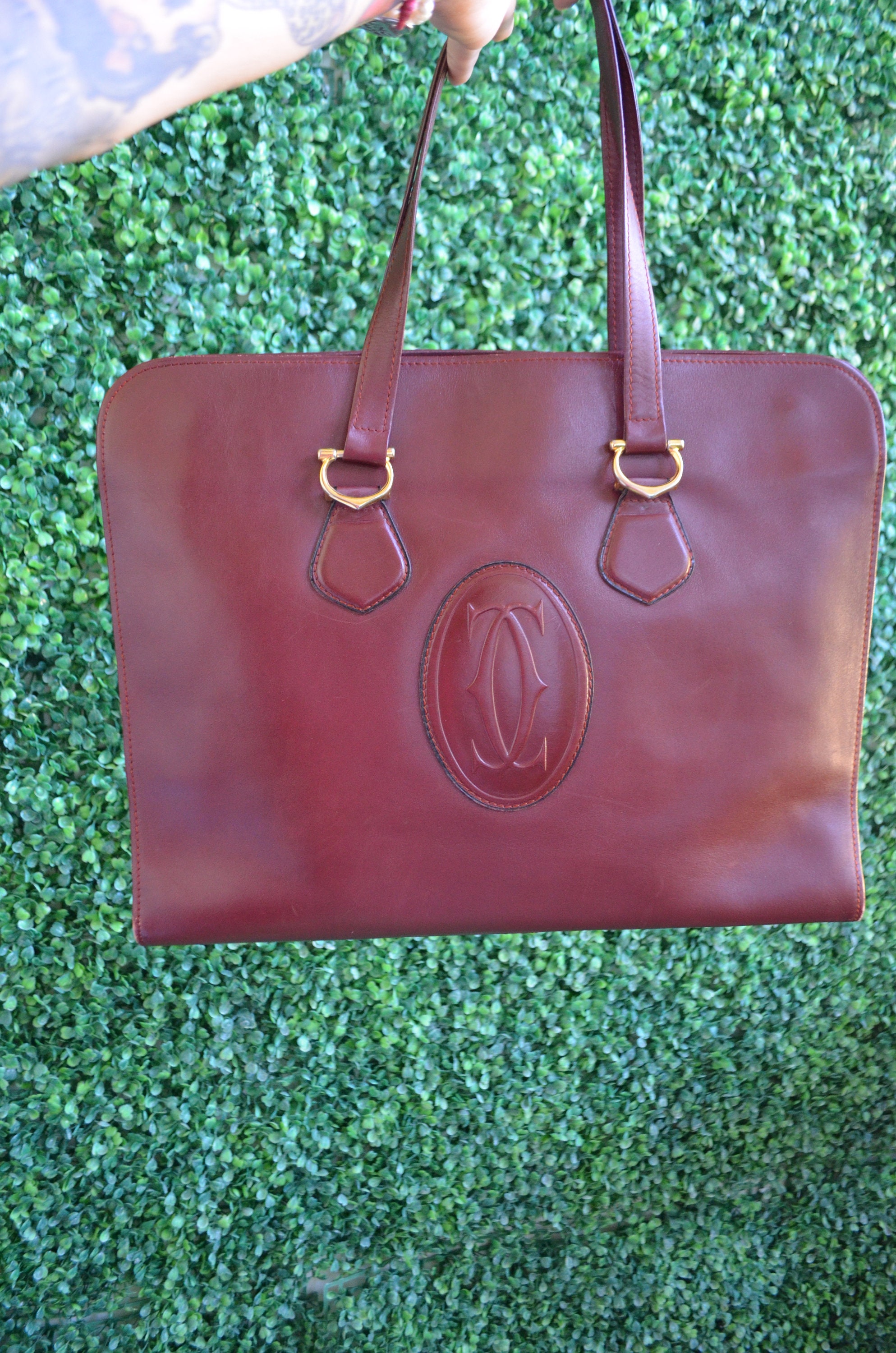 Cartier leather bag hotsell