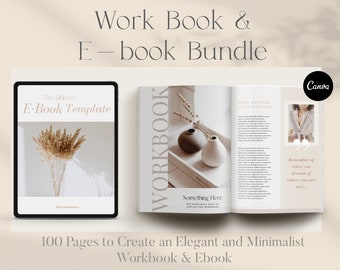 Workbook & Ebook Template, A4/US Letter Size, Canva Creator For Online Entrepreneurs