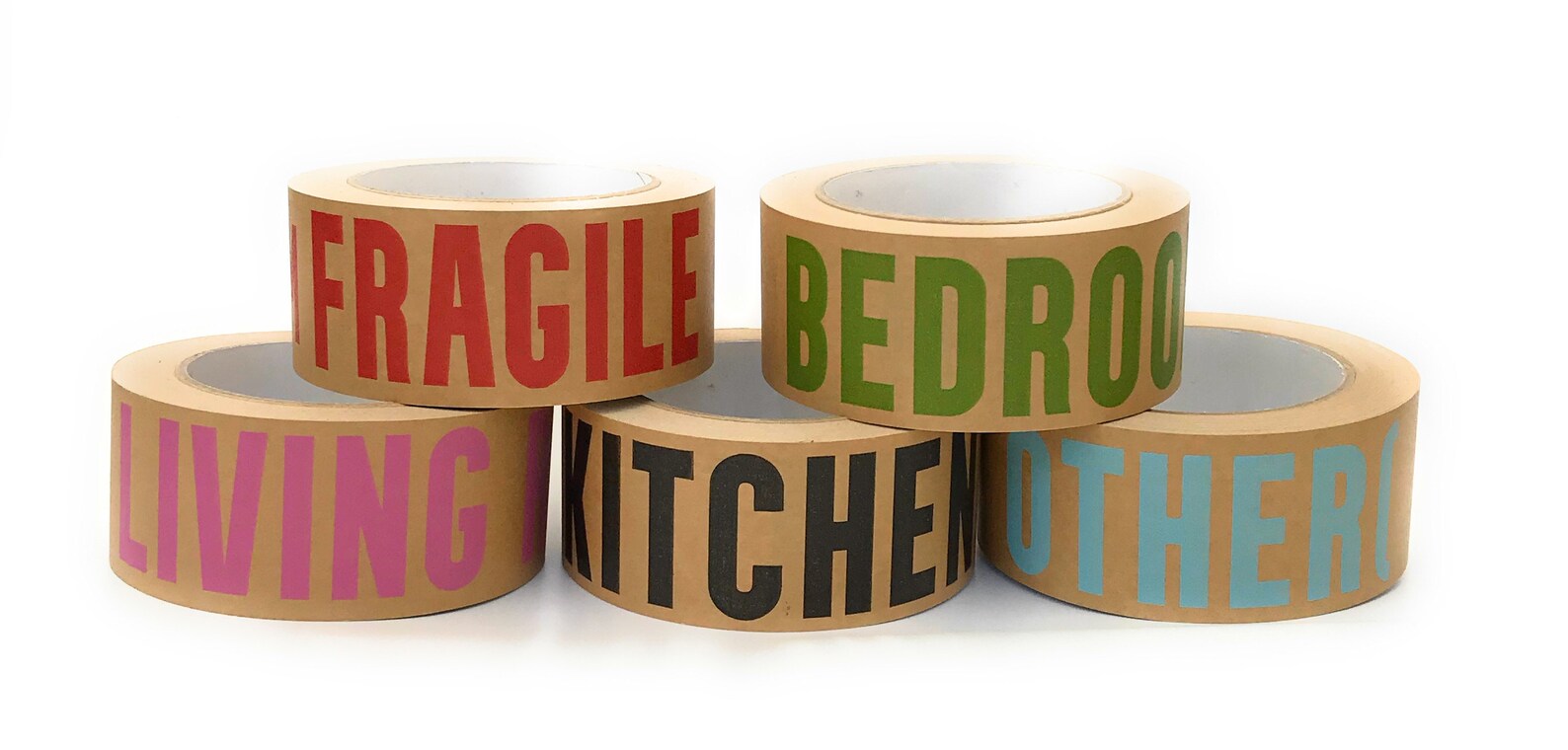 FRAGILE Kraft Selfadhesive Paper Packaging Tape Moving House Etsy
