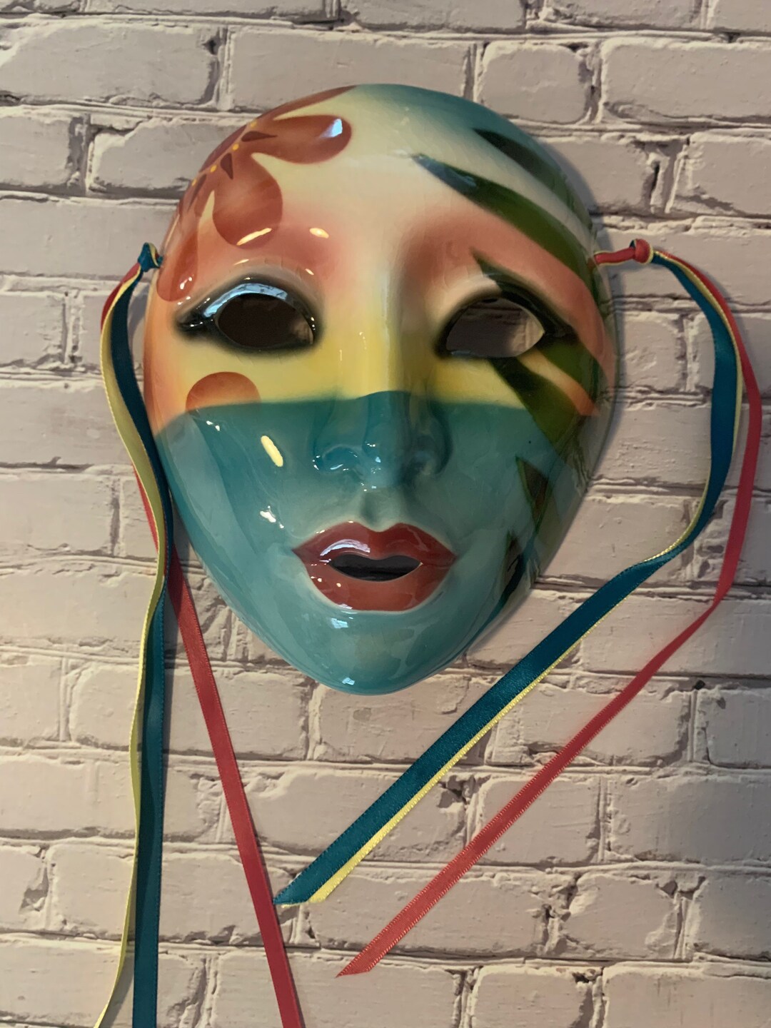 Vibrant About Face Clay Art Mask Etsy