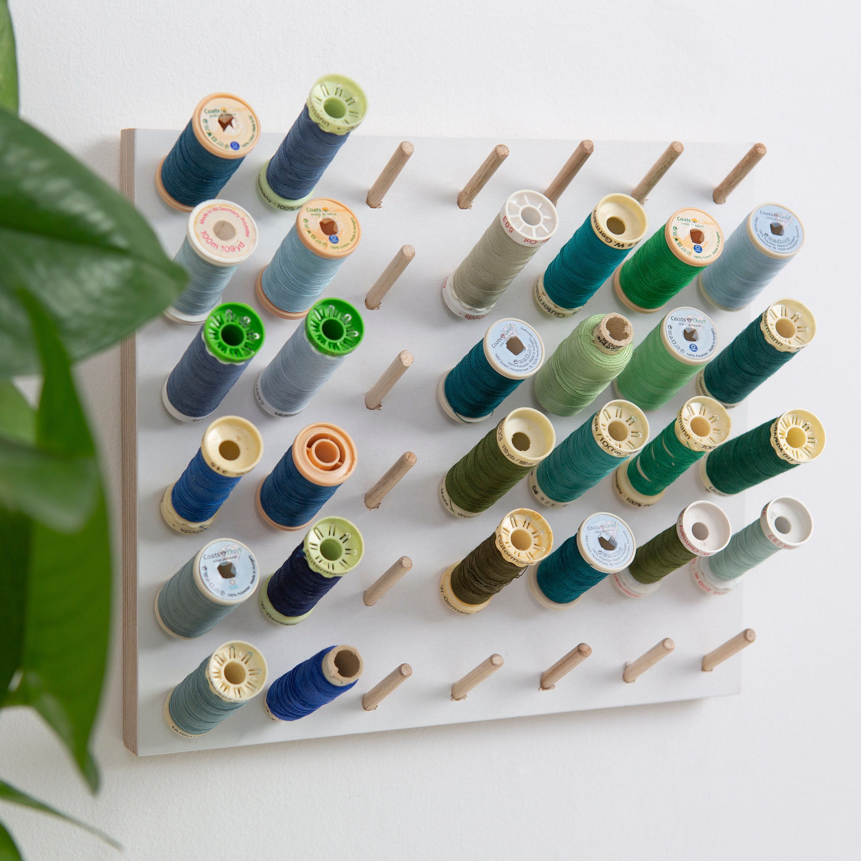 Spool Rack Thread Holder Sewing Pegboard Storage Sewing Room Etsy