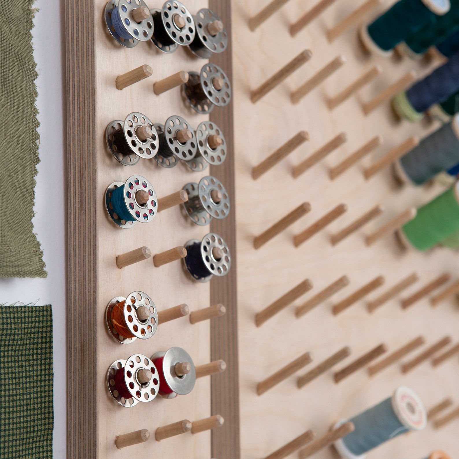 Bobbin Spool Storage Tidy Wall Pegboard Sewing Gift Etsy