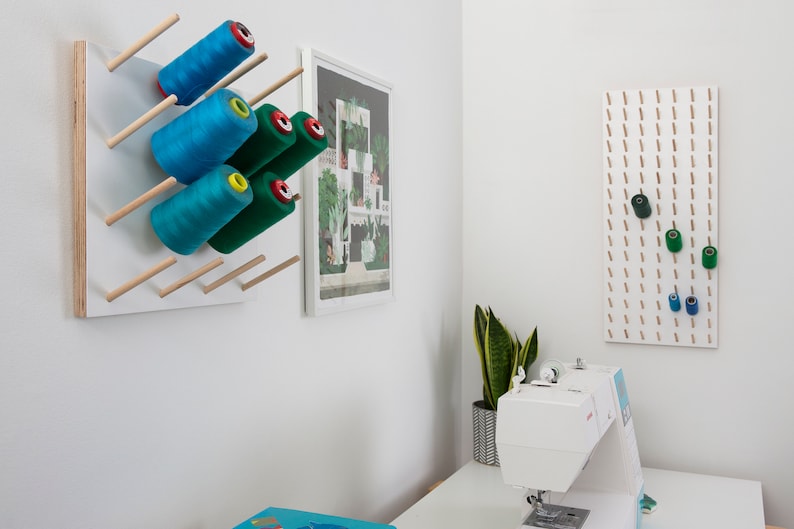 Overlocker Serger Thread Spool Storage Rack Sewingroom Pegboard - Etsy