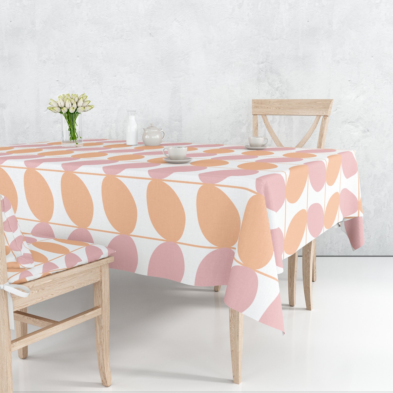 Tablecloths Cotton Tablecloth Pastel colors table cloth Table Etsy