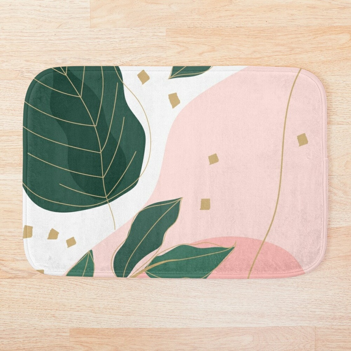 Bath mats Botanic bath mat Farmhouse bath mat Bathroom decor Etsy