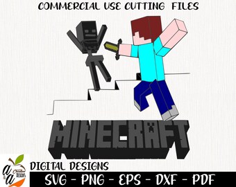 Download Minecraft Svg Etsy PSD Mockup Templates