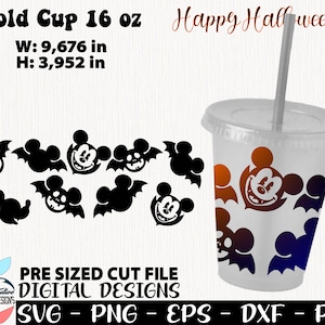 Halloween cup 16 oz, Happy Halloween svg, Vampire full wrap,  Halloween cup 16 oz, svg designs, Terror cup not hole, cold cup 16 oz