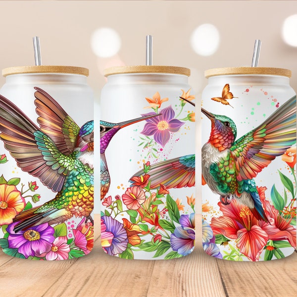 Hummingbirds wrap cup libbey 16 oz, Colibri designs png, Tropical birds for sublimation, Hummingbird illustrations, Hummingbird photography