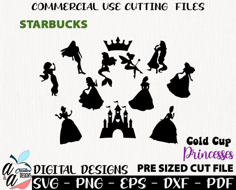 Free Free 318 Disney Princess Starbucks Svg SVG PNG EPS DXF File