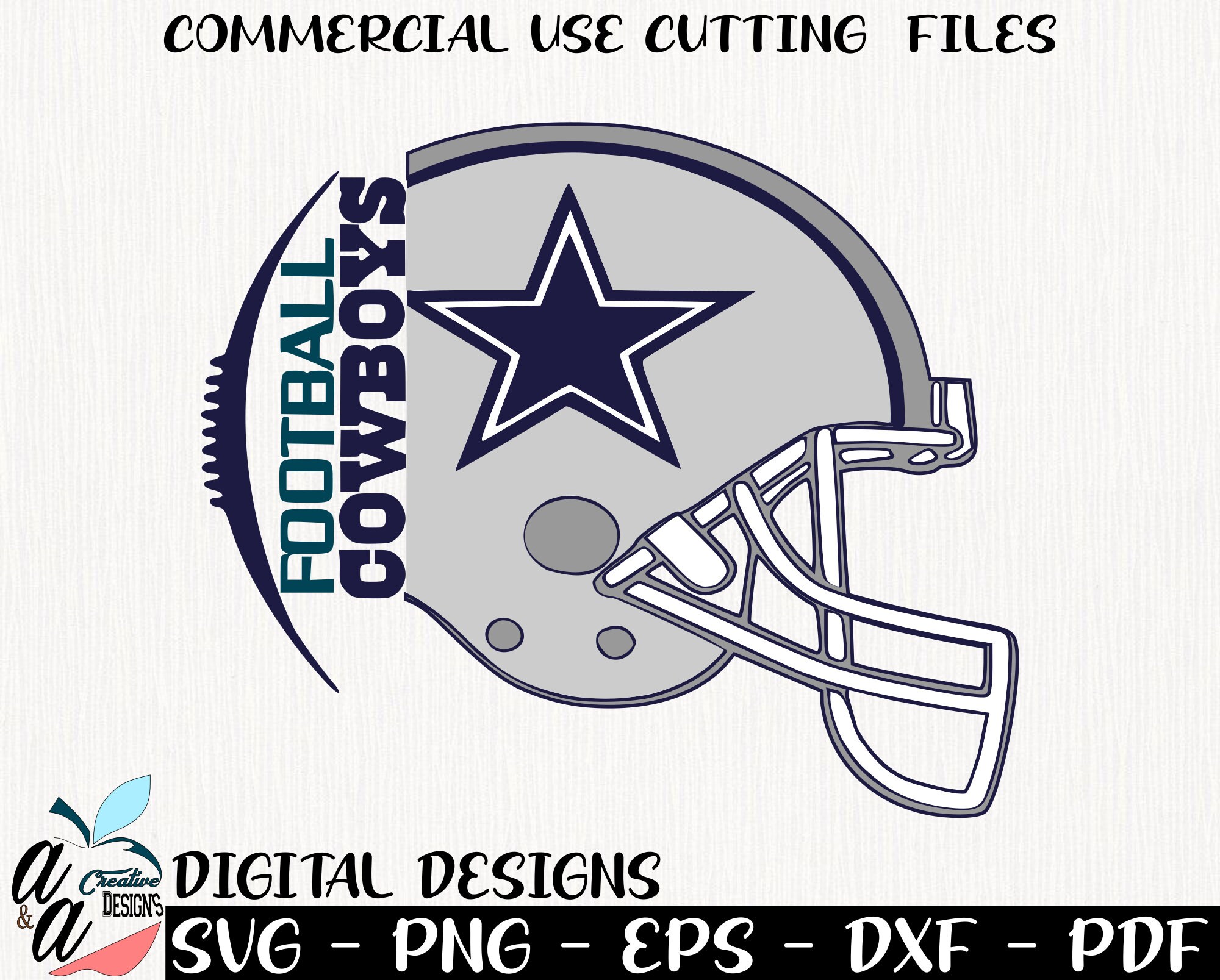 Decalcomania Nfl Dallas Cowboys Decalcomania/adesivo Per Casco - Foto 6