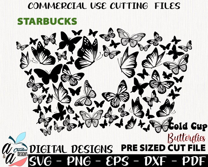 Free Free 184 Butterfly Svg Starbucks Cup SVG PNG EPS DXF File