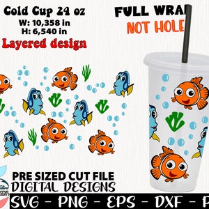 Sea world svg, sea svg, Sea world Design, Sea world Design, Sea world cold cup, Sea svg, Fish svg, Sea world Cup 24 oz, Archivo de corte Cricut