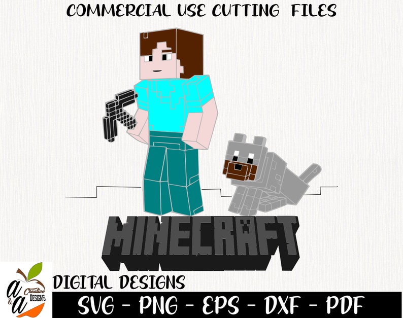 Download Minecraft Eps Png Video Games Svg Minecraft Svg Child S Play Svg Minecraft Dxf Cricut Cut File Digital Download Clip Art Art Collectibles