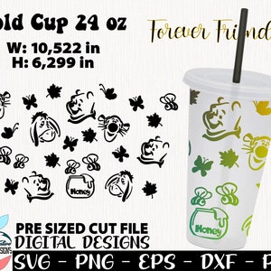 Happy Bear Tasse 24 oz, Happy Faces svg, Freunde Tasse 24 oz, Forever Friends Tasse svg, Feier svg, Liebe svg Design, Freund svg design