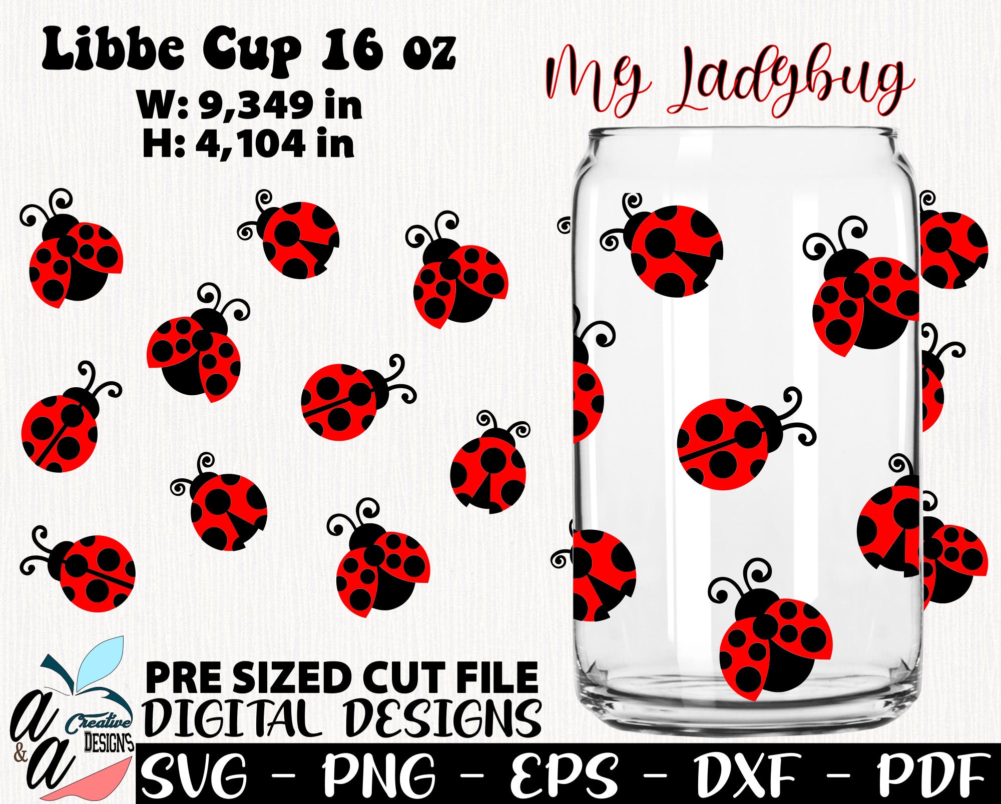 Miraculous Ladybug SVG files for Cricut / Silhouette, Clipart & Cut Files