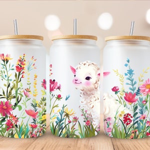 Ovelhas para sublimação libbey 16oz, ovelha bebê png, ovelha png, presente especial animais de fazenda para sublimação, arquivo digital png, animal de fazenda png
