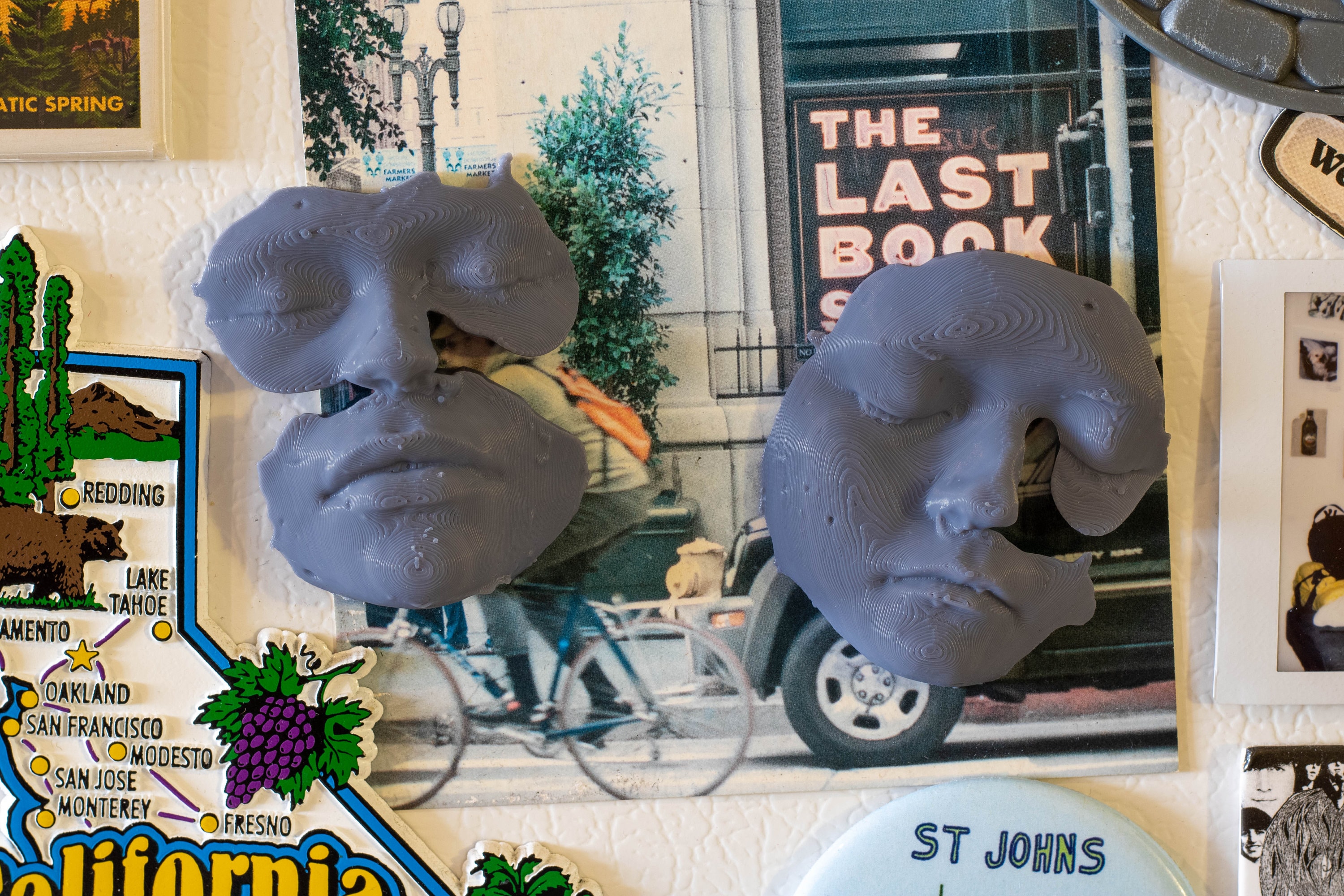 3D Printed Fridge Magnets, Custom Art Magnets - Etsy