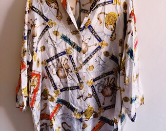 plus size versace inspired shirt