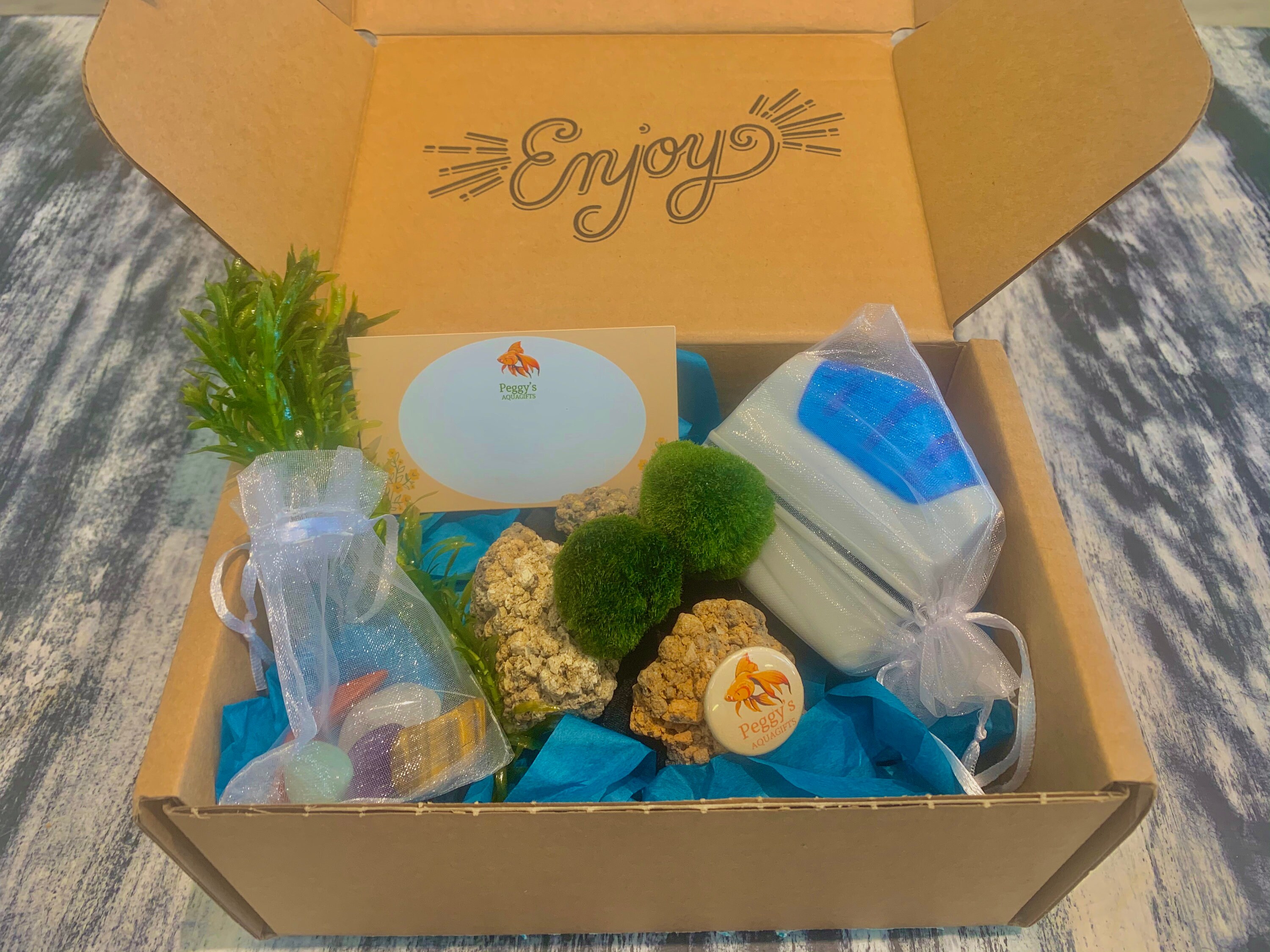 Fish gift box Perfect present for someone with an aquarium. A Etsy