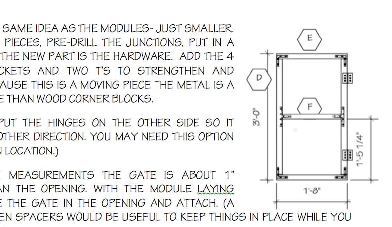 Instructions for CATIO 200 THE TOWER. Step by step notes on how to build a multiple level catio. Digital file only image 5