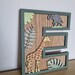 Safari Themed Letters Personalised Jungle Themed Wall Art Wooden Name ...