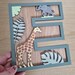 Safari Themed Letters Personalised Jungle Themed Wall Art Wooden Name ...