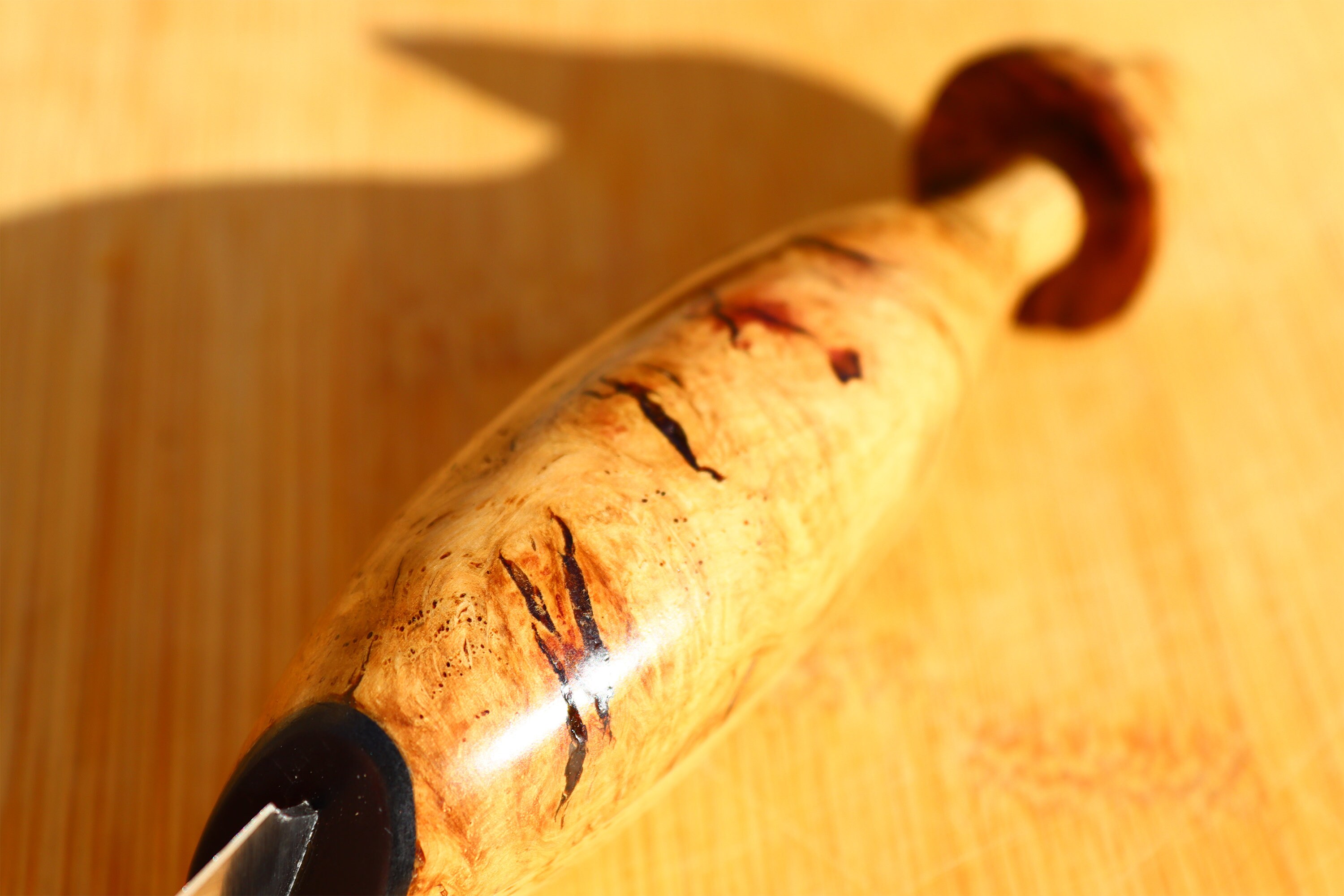 Foraging knife Mushroom knife wooden mushroom handle oak Etsy