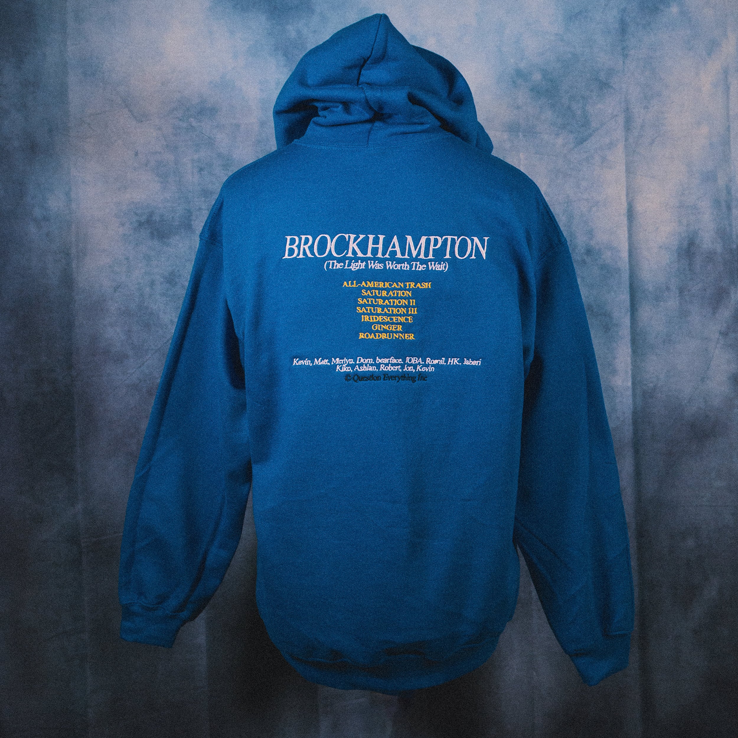 Brockhampton Established 2015 Embroidered Hoodie w Back