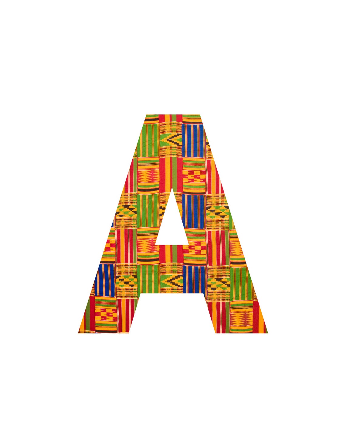 African Print Alphabets and Numbers Party Decor Banner Etsy