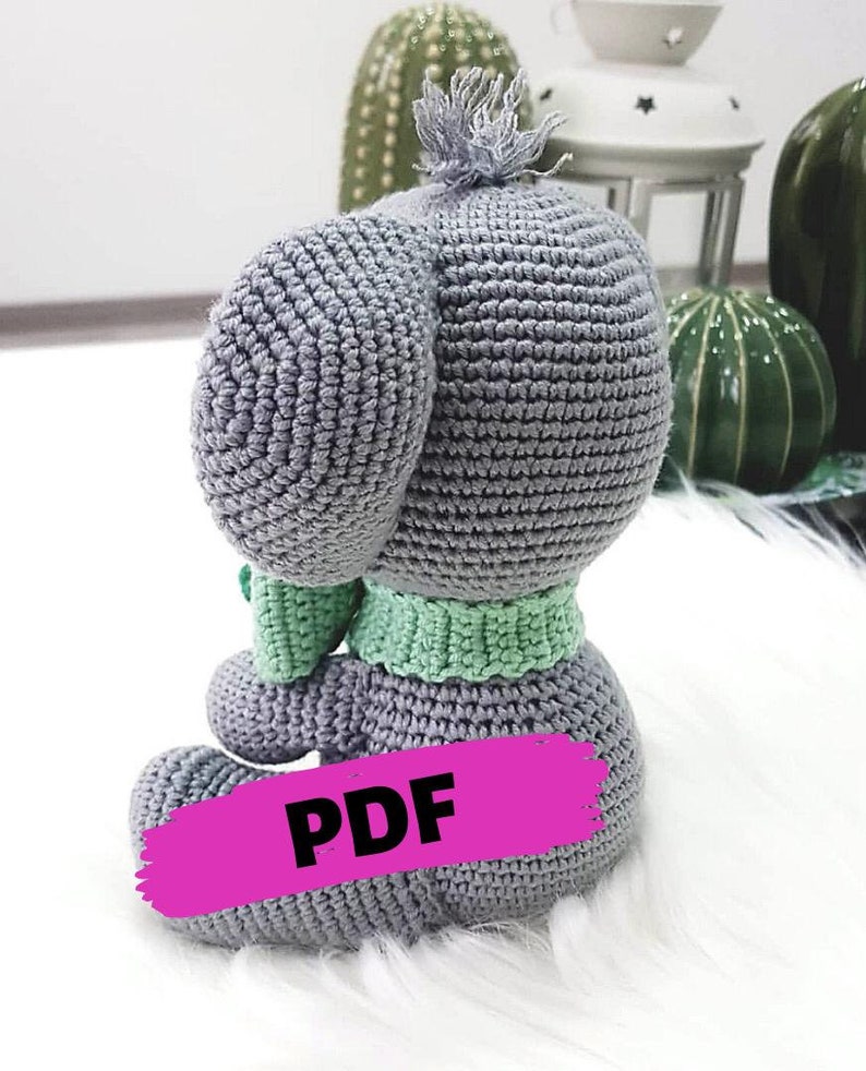 CROCHET KOALA PATTERN, Amigurumi crochet koala recipe with pattern, Crochet koala , koala tutorial, Knit toys pattern, koala doll pattern image 5