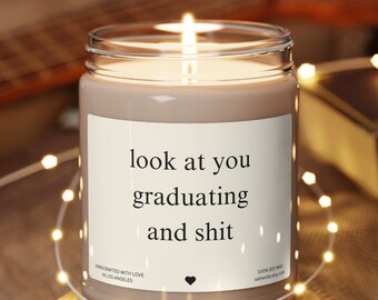 Graduation Candle Gift, Funny Grad Gift, Cute Graduation Gift for Her, New Grad, College Graduate Gift for Him, for Friend, Sister, Daughter