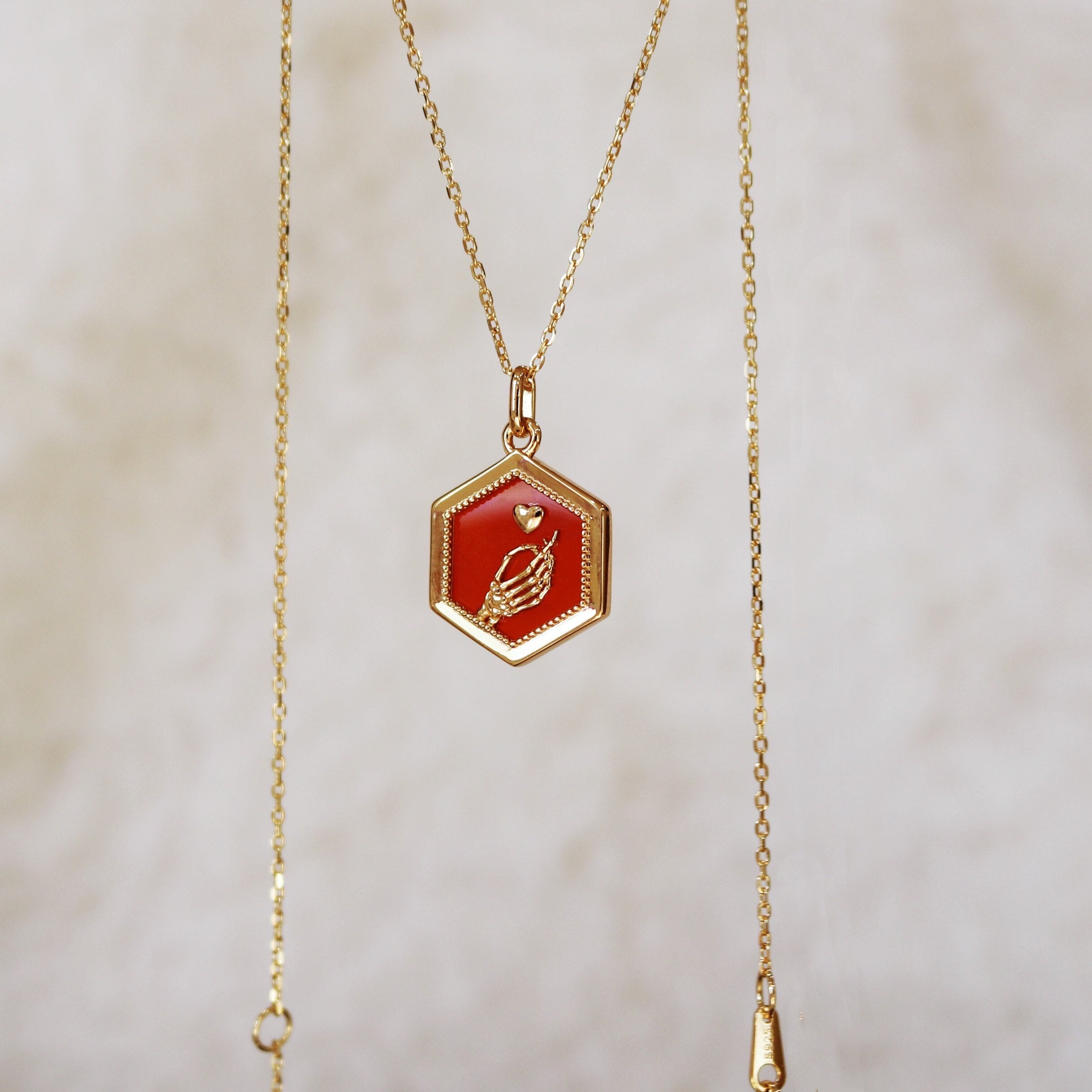 Carnelian Necklace 925 - Etsy Canada